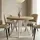 dekori.interiors Runder Ausziehbarer Tisch Ø 100/150 cm Eiche Sonoma/Weiß
