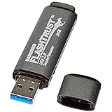 Kanguru Flash Trust USB-Stick (USB 3.0, 32 GB, Schwarz)