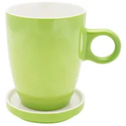 Pickwick Tea Porzellan Tasse + Tee Tip grün, 230 ml