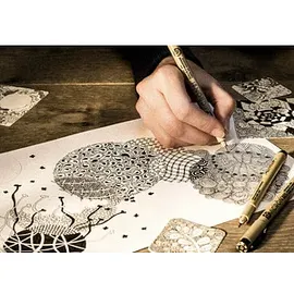 Sakura Pigma Micron Fineliner-Set farbsortiert 0,25 + 0,45 + 0,60 mm, 4 St.