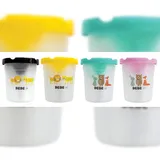 Interdruk Wasserbecher mit Spritzschutz Pinselablage für 150ml