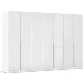 Rauch Drehtürenschrank »Kleiderschrank Schrank Garderobe AGORDO TOPSELLER Schlafzimmer« in zwei Griff-Farben, Breiten 91-360 cm, Dekor- oder Hochglanzfront, durchdachte Innenausstattung, in 7 Breiten und 2 Höhen MADE IN GERMANY, weiß