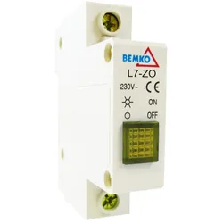 BEMKO Gelb Leuchtmelder Phasenkontrolle Signalleuchte 115-250V AC 2020