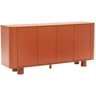 Oviala 160 x 75 x 40 cm Rot / Terrakotta