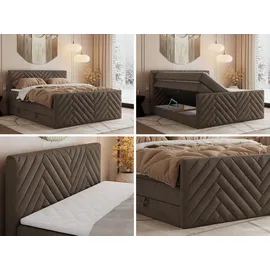 MKS Paris King Duo 180 x 200 cm H4 Braun Velvet