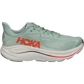HOKA Clifton 10 Herren Sage/Neon Flame 46 2/3