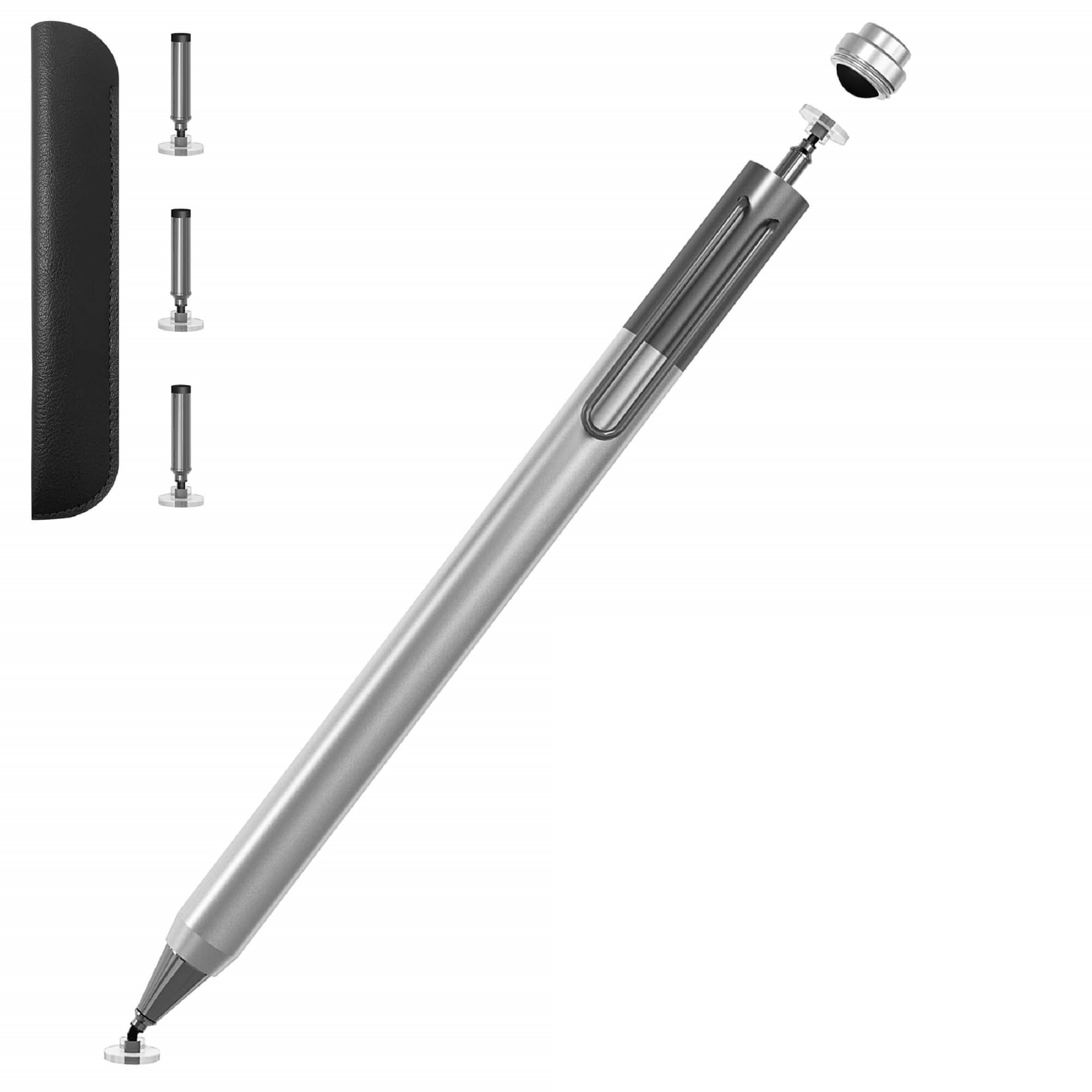 Touchscreen Stift, Clip-Design Kapazitive Disc-Spitze Pencil Eingabestift Hochempfindlicher Kapazitiver Stifte für Apple iPad/Smartphone/Samsung/Galaxy Tablet Allen Touchscreens