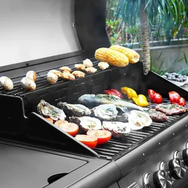 TAINO RED Gasgrill 6+1 mit Drehspieß