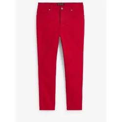 bonprix Komfort-Stretchhose, rot, 48, mit Baumwolle