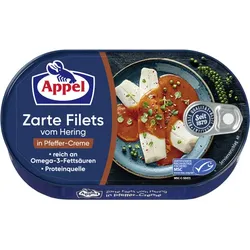 Appel zarte Heringsfilets in Pfeffer-Creme 200G