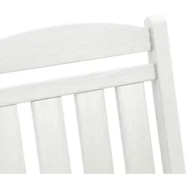 vidaXL Garten Schaukelstuhl 70 x 92 x 108 cm weiß 2 St.