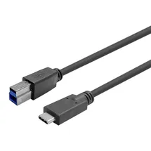 Vivolink USB-C auf USB-B 10 m Schwarz
