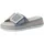 s.Oliver Damen Pantoletten aus Leder mit Schnalle, Blau (Soft Blue), 38 EU - 38 EU