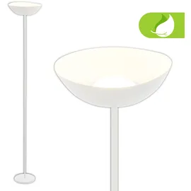 Briloner - LED-Stehleuchte kabellos mit Touch-Funktion, stufenlos dimmbar, Akku und Leuchtmittel austauschbar, wiederaufladbare Stehlampe "Estate Stehleuchte weiß (ohne farbbezeichnung), Leuchten, Stehlampe