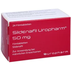 Sildenafil Uropharm 50 mg 24 St