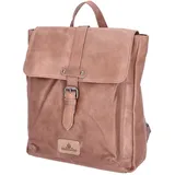 The Skandinavian Brand Damen Leder Rucksack Beige