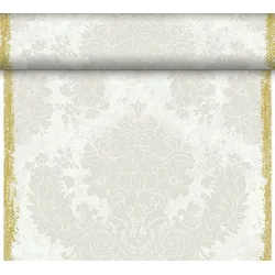 DUNI Tete-A-Tete Tischläufer Dunicel Royal White