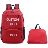Benutzerdefinierte Logo Wasserdichten Rucksack Leichte Faltbare Rucksack Persönlichkeit Anpassung Im Freien Reisen Wandern Pack Color7,14 inches