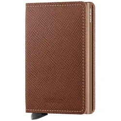 SECRID - SLIMWALLET - SAFFIANO - caramel sand