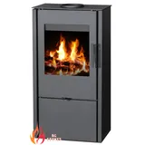 Modern EEK A Kaminofen Victoria OPAL BImSchV Stufe 2 Externer Brennluft