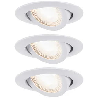 Paulmann Swivelling, Einbaustrahler, 1 Glühbirne(n), LED, 4,8 W, 3000 K, Weiß - Weiß
