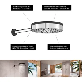 CHRIS BERGEN Kopfbrause Design Regendusche Ø 25 cm