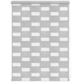 Lichtblick Doppelrollo Arena 80 x 150 cm grau