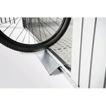 Biohort Bodenschwellen-Rampe 135 cm Silber