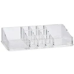 Make-up organizer Durchsichtig 9 x 4,5 x 22,7 cm
