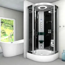 Komplettdusche Duschkabine Fertigdusche Dusche D58-53T1 90x90 cm ohne 2K Scheiben Versiegelung