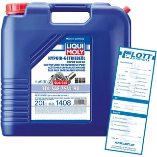 LIQUI MOLY Hypoid-Getriebeöl TDL SAE 75W-90 20l (1408)