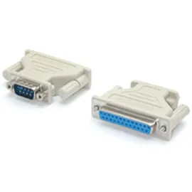 Startech StarTech.com DB9 auf DB25 Seriell Adapter (St/Bu) Beige