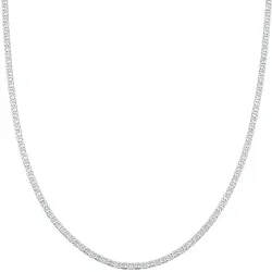 Elli PREMIUM Stäbchenpanzerkette Modisch 925 Silber rhodiniert silberfarben Damen 