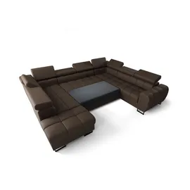 Fun Möbel Wohnlandschaft Stoff 2-Sitzer Grün