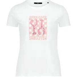 Zero Printshirt Patch Weiß/Rosé 42