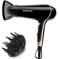 Aigostar Haartrockner 2400W Föhn Ionen 3 Temperaturniveaus und 2