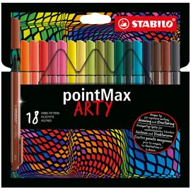 Stabilo pointMax ARTY 18er Pack - mit 18 verschiedenen Farben