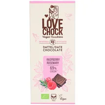 Lovechock Dattel Raspberry Rosemary Schokolade 70 g