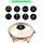 Withings ScanWatch Light 37 mm sand, Sport Fluorelastomer-Armband weiß/rosegold