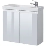 WELLTIME Waschtisch »Merida«, Gästebad Badmöbel mit reduzierte Tiefe, Breite 60 cm
