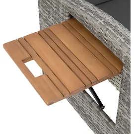Greemotion Bahia Tobago Rattan-Lounge grau