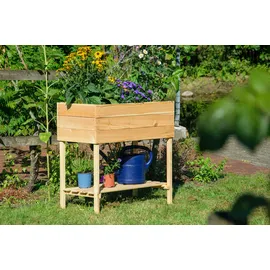 Dobar Hochbeet 80 x 40 x 78 cm Beige