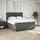 vidaXL Boxspringbett 180 x 200 cm Dunkelgrau