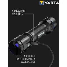 Varta Night Cutter Pro F30R mit Akku Taschenlampe