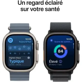 Apple Watch Ultra 3 GPS + Cellular 49 mm Titangehäuse Schwarz Alpine Loop Schwarz L