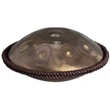 Sela Journey Handpan Gold - F# Integral Stimmung - rostfrei & korrosionsbeständig - klangvolles Percussion-Instrument - Steel Hand-Pan 47 cm groß - ohne Störgeräusche - mit gepolsteter Tasche
