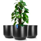 BigDean Blumentopf Style Ø 40 cm Anthrazit