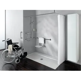 Keuco Plan Care Duschhandlauf mit Brausestange verchromt 797 x 797 x 1263 mm