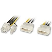 LINDY Stromadapterkabel Sli/PCIe 6+2 2x5.25 PCIe- & Grafik, Interne