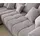 DeLife Eckcouch Cord 300x220 cm Grau